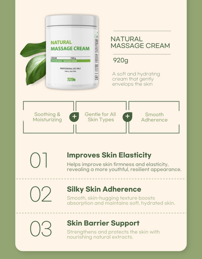 Natural Massage Cream 920g