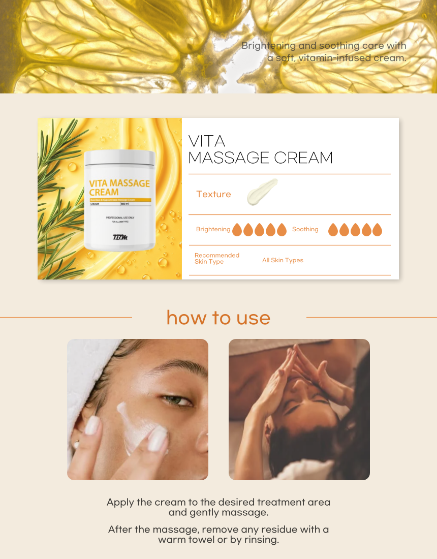 Vita Massage Cream 800ml